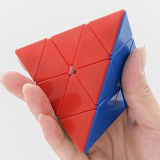 Rubic 3 Tầng Kim Tự Tháp. Rubik Tam Giác 3x3x3 Không Viền