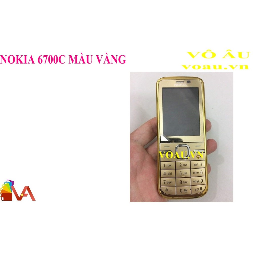 ĐIỆN THOẠI NOKIA 6700C MÀU VÀNG [chính hãng]