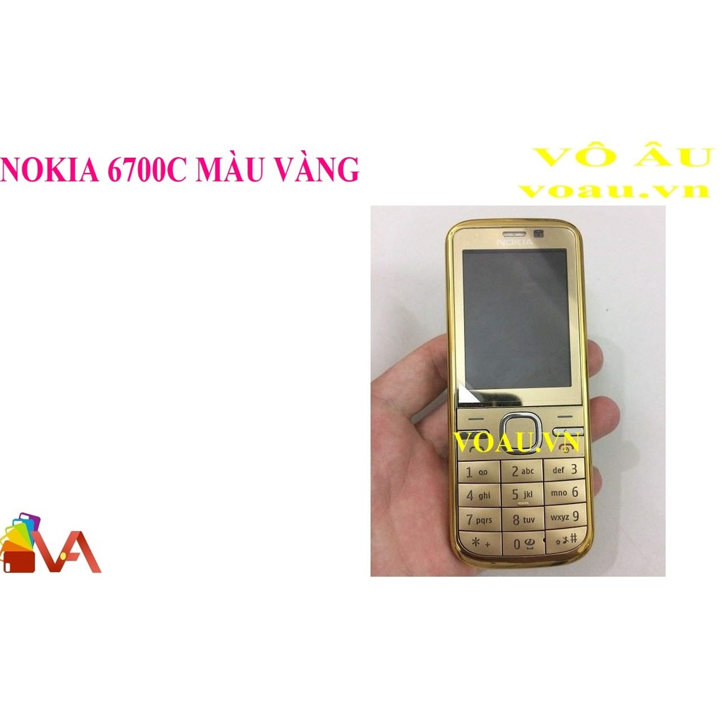 ĐIỆN THOẠI NOKIA 6700C MÀU VÀNG