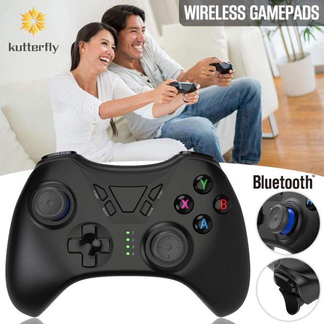 Box Bluetooth Connection Ergonomic Design Pressure Sensitive Buttons Compatible Wireless Switch PS4 Gamepad TSW05 for Android TV PC PS3