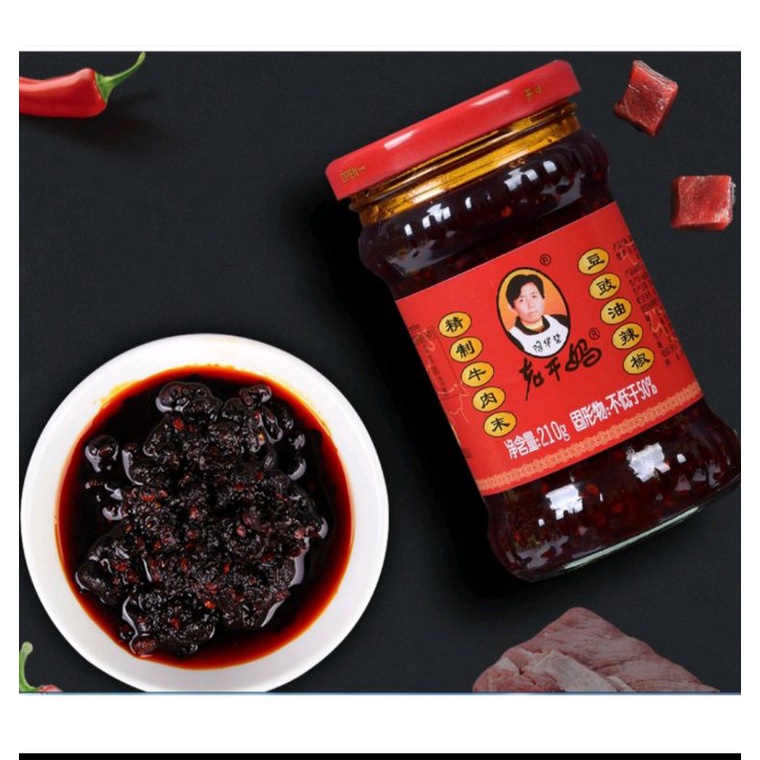 Ớt chưng laoganma vị thịt bò_sốt ớt bò trộn cơm trung quốc