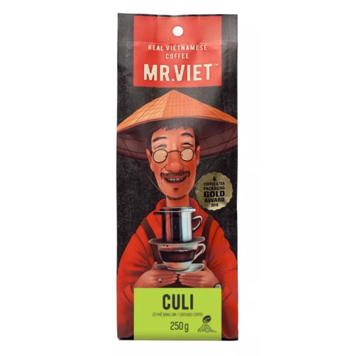 MR.VIET Culi - Cà Phê Rang Xay Túi 250g (MR.VIET Culi - Ground Coffee 250g Bag)