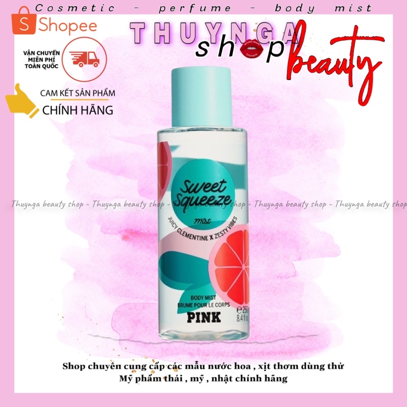 Body mist xịt thơm toàn thân Sweet Squeeze 10ML #тнυynga.вeaυтyѕнop