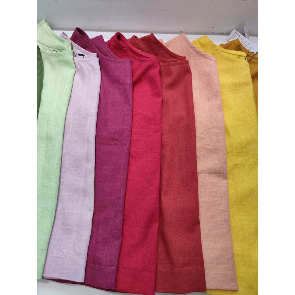 Áo Linen Nút Gỗ Sát Nách | BigBuy360 - bigbuy360.vn