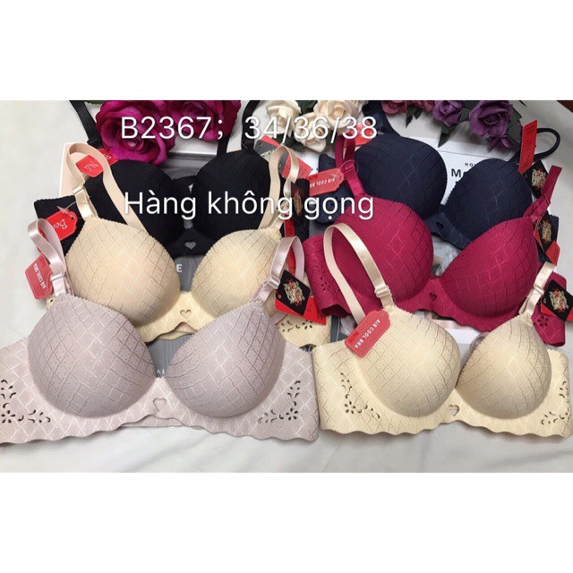 {Sỉ = lẻ} Áo ngực KO gọng , siêu nâng, đệm siêu dày B 2367, áo lót nữ