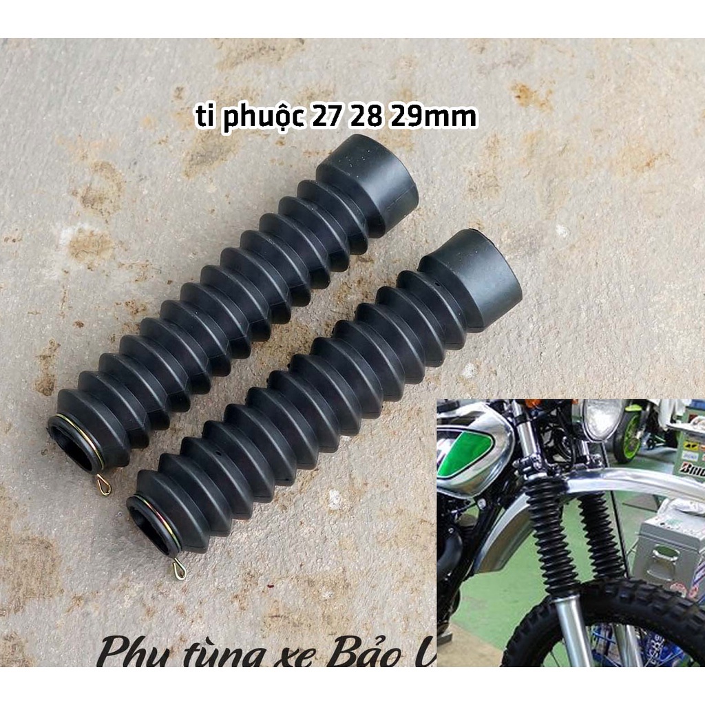 Cao su phuộc, bảo vệ phuộc GD110, CG125,GN125,husky, w175...