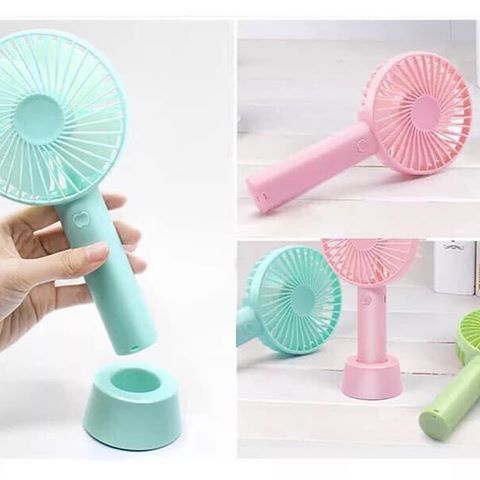 Quạt Cầm Tay Gutek Minifan 3 Tốc Độ Gió Với Pin Sạc Tích Điện