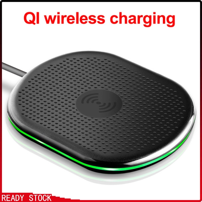 Qi Wireless Charger for iPhone 8 X XR XS Max 10W Fast Wireless Charging for Samsung S9 S8 Note 8 9