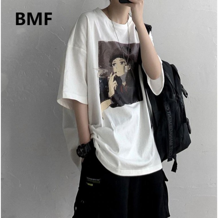 Áo thun tay lỡ Unisex Awesometee, áo phông form rộng ATL anime M434-69