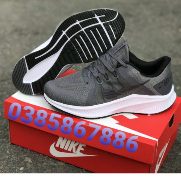 Giày Nike Running Quest 4 (2021) Xám Nam (M) [Auth - Chính Hãng - FullBox] SAIGONSNEAKER79STORE