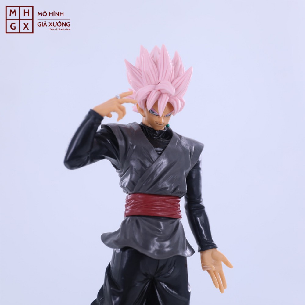 Mô hình Dragon Ball SonGoku Black super saiyan rose hàng siêu chất cao 32cm , figure mô hình 7 viên ngọc rồng