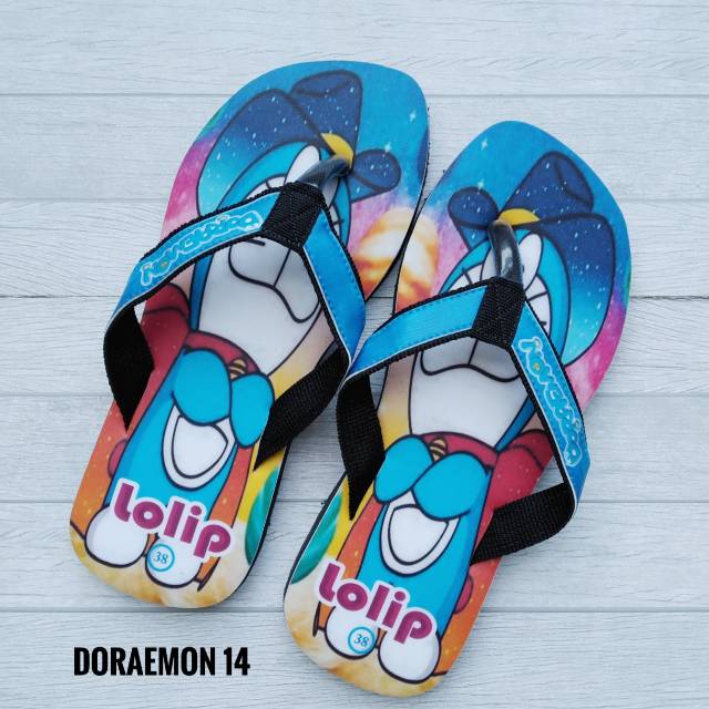 Doraemon Giày Sandal In Tên Nhân Vật Hoạt Hình Doremon Dễ Thương Cho Bé