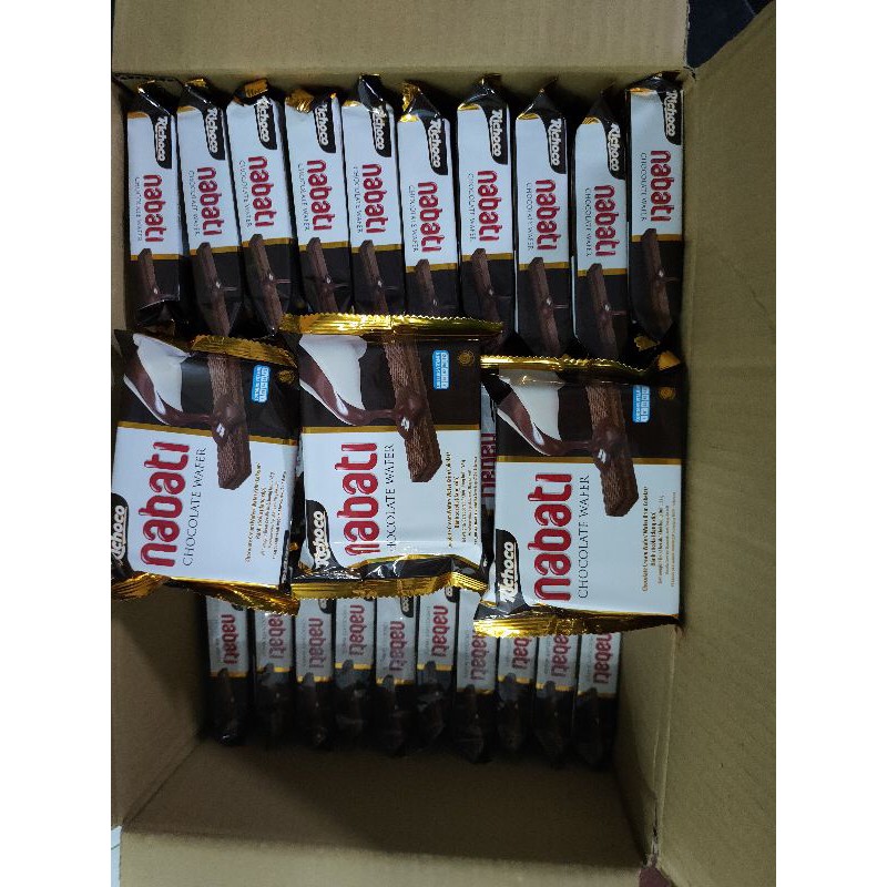 compo 8 gói bánh kem xốp NABATI nhân socola 52g/ gói