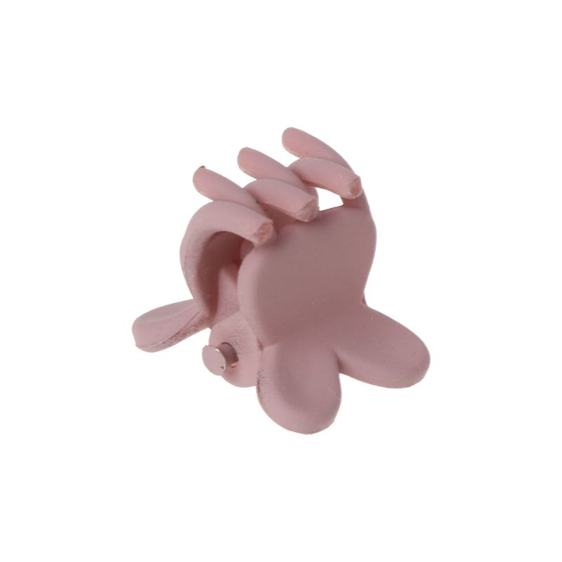 [seve *] Kẹp Tóc Móng Vuốt Bằng Nhựa Hình Hoa / Thỏ Mini Dễ Thương Cho Bé Gái
