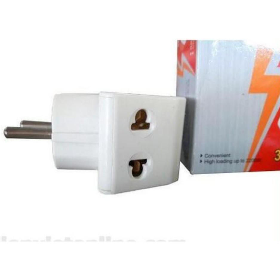 Phích nối, Đầu nối chia điện đa năng 3 cửa  P11, P12 chịu tải 2200W / Đầu nối , P11,P12 Sopoka chống bể cao cấp