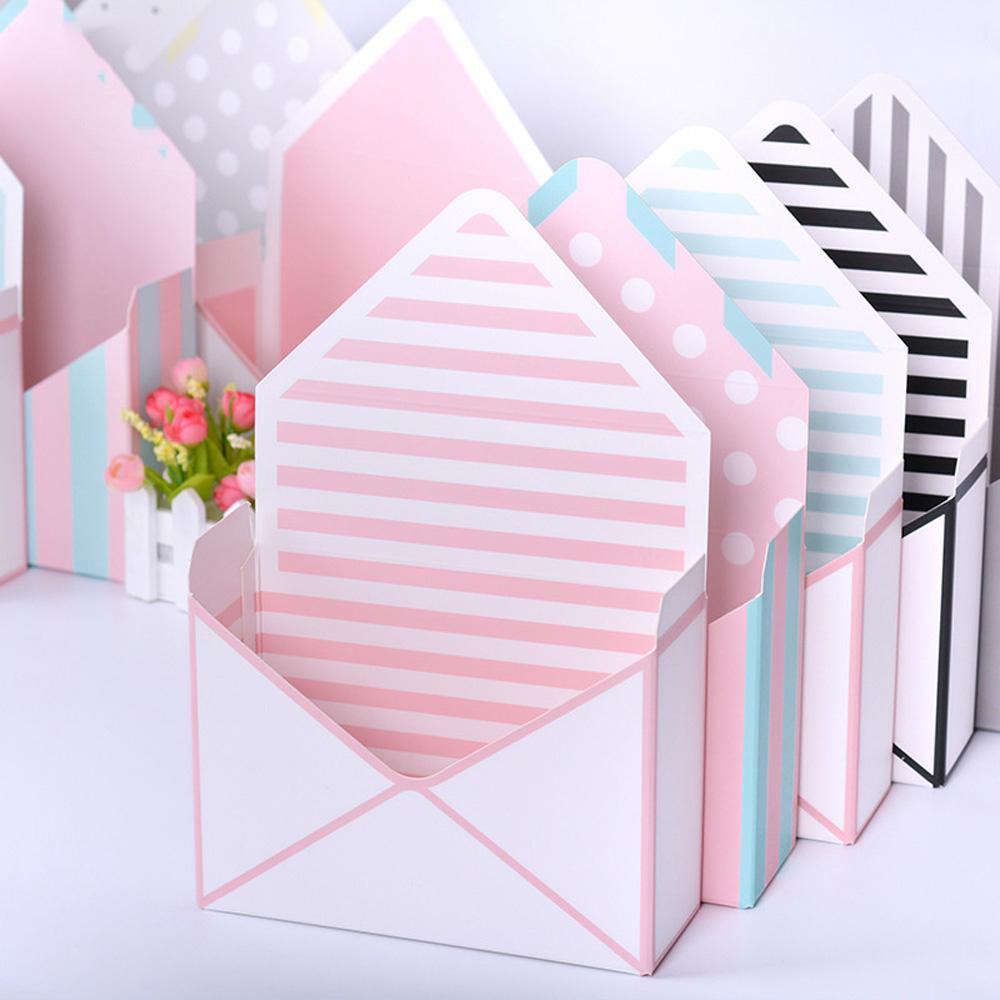 Hộp Phong Bì Đựng Hoa Cưới / Quà Tặng Valentine Gấp Gọn Tiện Lợi
