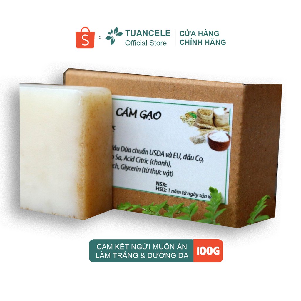 Xà Bông Cám Gạo HandMade (Giã Thủ Công) trắng mịn da mặt , body  - Phôi Chuẩn USDA & EU | BigBuy360 - bigbuy360.vn