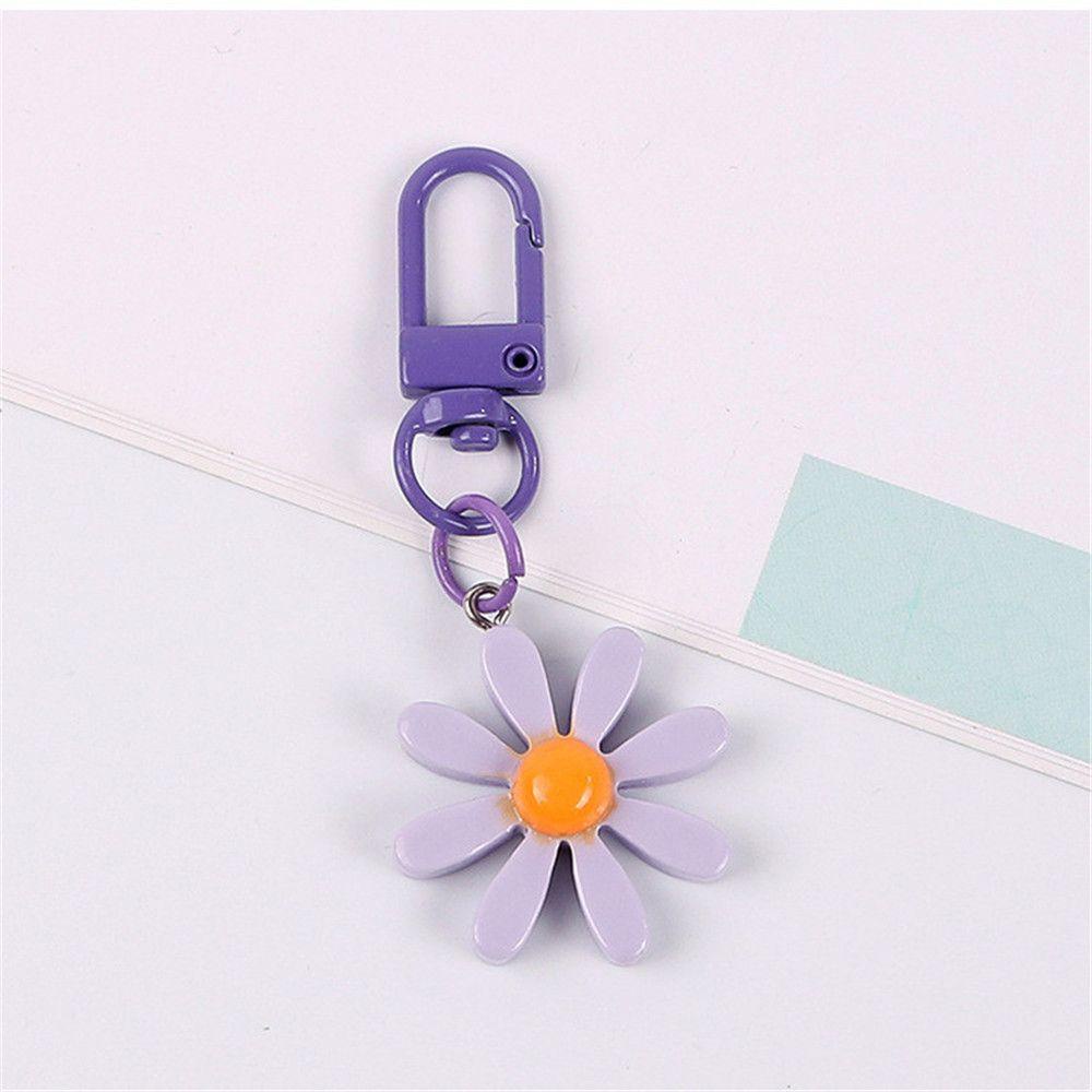Móc Khóa Nhựa Resin Hình Cầu Vồng Thời Trang