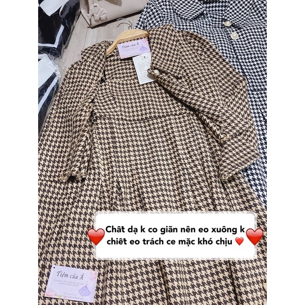 Sét dạ 2 món váy 2 dây và áo khoác ngoài 2 màu kèm ảnh thật _Tiệm của Ả | BigBuy360 - bigbuy360.vn