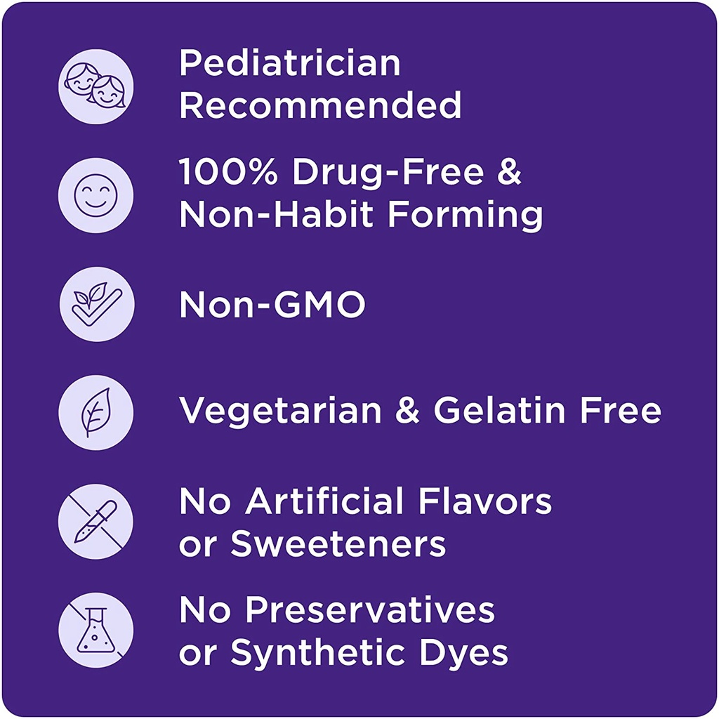 Natrol Melatonin Kids Kẹo dẻo ngủ ngon, hỗ trợ giấc ngủ cho bé 90 viên