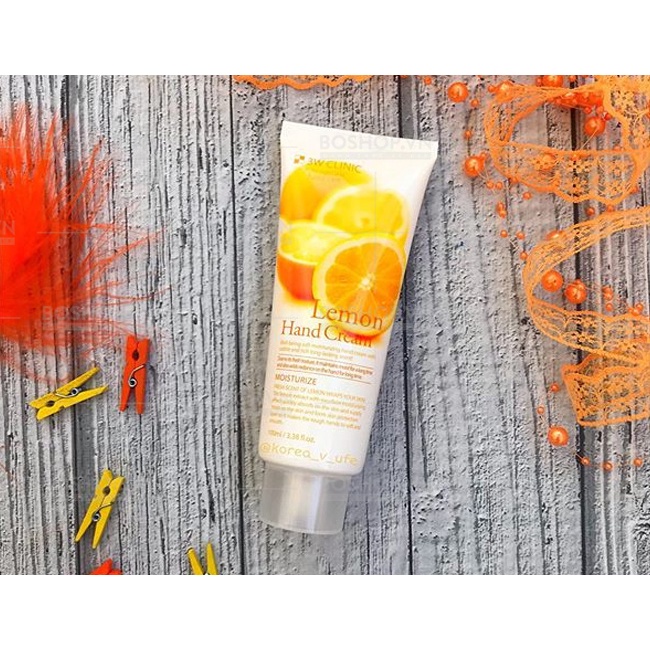 Kem Dưỡng Da Tay Giúp Cung Cấp Độ Ẩm 3W Clinic Hand Cream 100ml