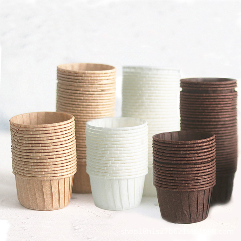 Set 50 cốc giấy tạo hình bánh cupcake độc đáo