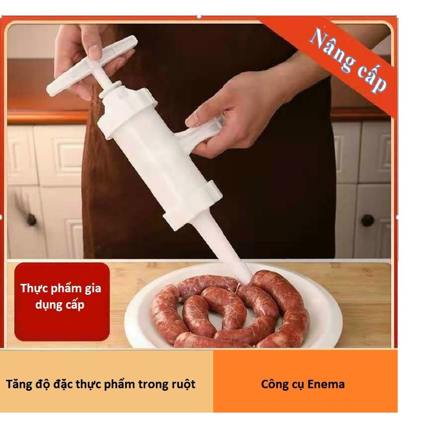 DỤNG CỤ NHỒI XÚC XÍCH, LẠP XƯỞNG CAO CẤP  - BƠM THỊT SIÊU NHANH
