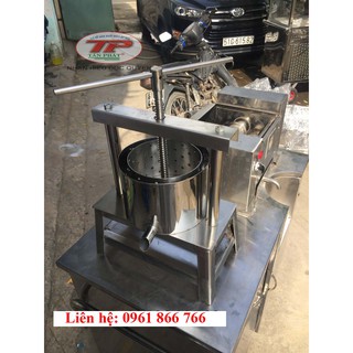MÁY VẮT NƯỚC CỐT DỪA THỦ CÔNG, LỒNG ÉP 18CM, TẤN PHÁT