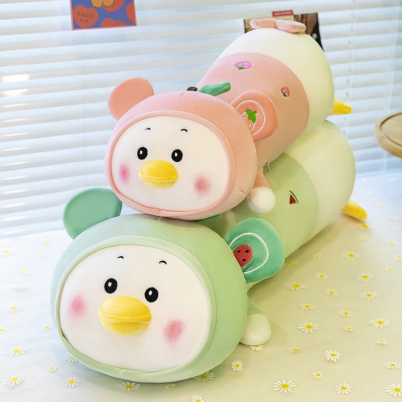 Búp bê nhồi bông AMILA dáng dài thiết kế hình chú vịt đang nằm đáng yêu