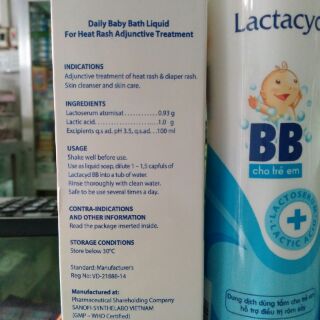 SỮA TẮM GỘI LACTACYD BB 250ML GIÁ SỈ