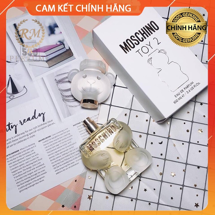 Nước hoa nữ cao cấp Mini 𝑴𝒐𝒔𝒄𝒉𝒊𝒏𝒐 𝑻𝒐𝒚 2 𝑬𝒅𝒑 5ml-10ml-20ml Phiên Bản Gấu Xinh Xắn