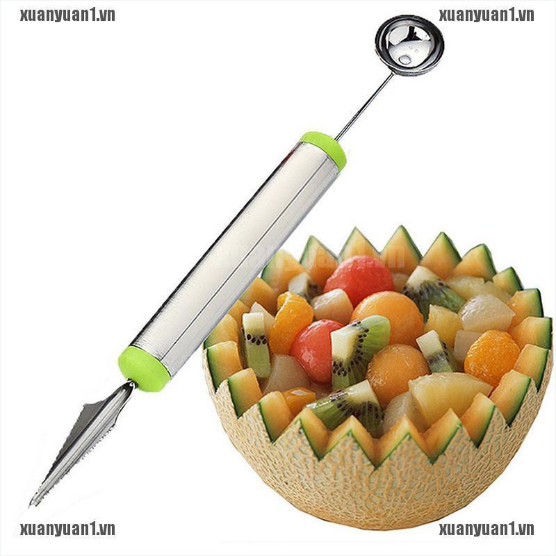 Muỗng Múc Kem Bằng Thép Không Gỉ Hai Đầu XUANYUAN1