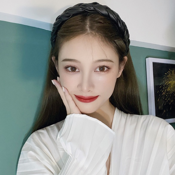 Băng đô dây bện vải lụa satin MILA