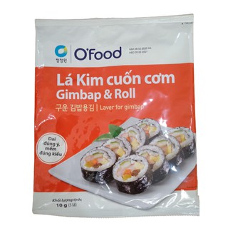 Rong biển cuộn kimbap 5 lá Ofood 10g