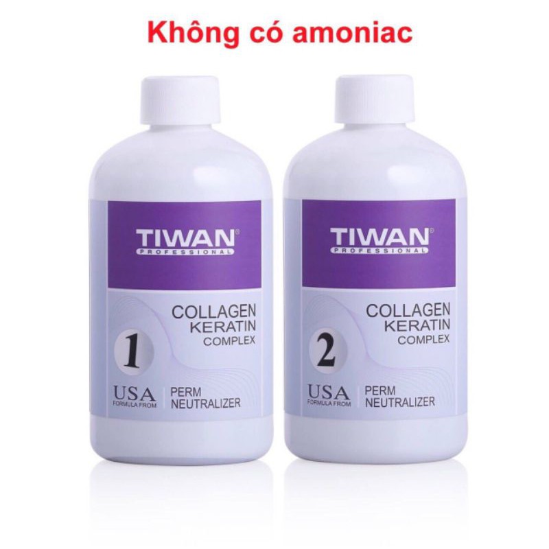 Cặp thuốc uốn setting tóc collagen