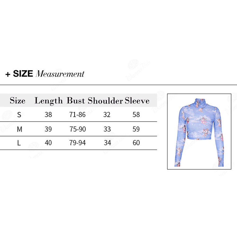 Áo tay dài họa tiết thiên thần gợi cảm cho nữ | BigBuy360 - bigbuy360.vn