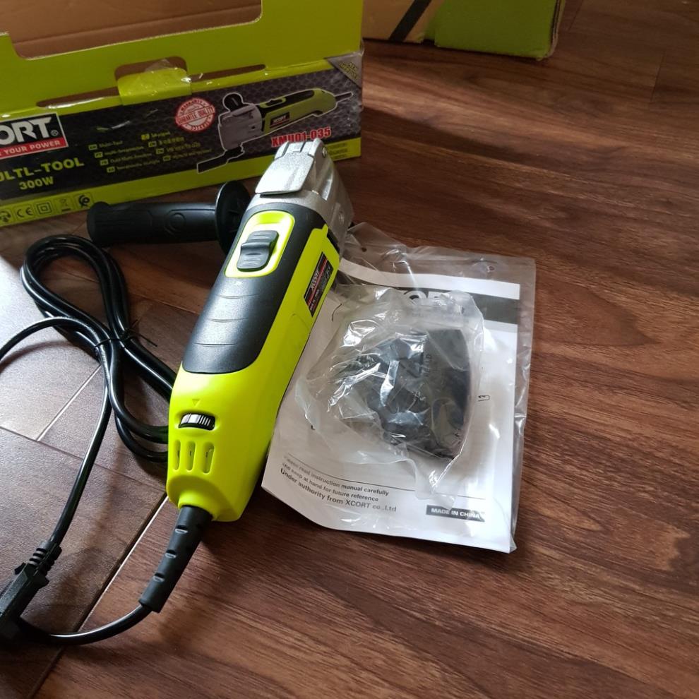 Máy cắt rung điện cầm tay 350W Model XMU01-035 Kèm bộ lưỡi cắt BH12 Tháng