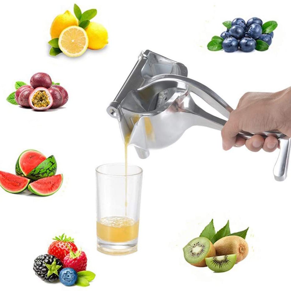 Máy ép chanh bằng tay chất liệu hợp kim nhôm dễ dàng mang theo phù hợp với nhà bếp gia đình