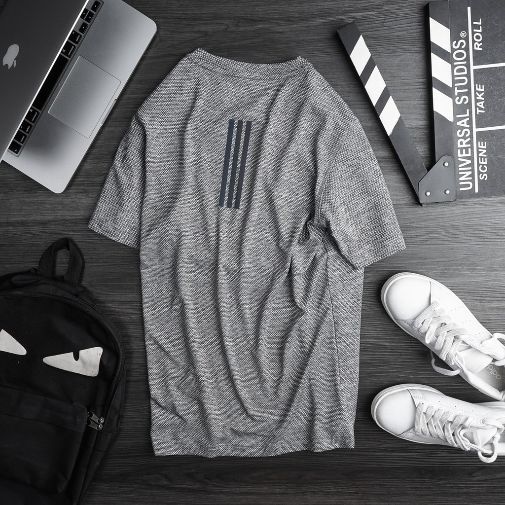 Áo thun thể thao nam chất vải dệt chu kỳ cao cấp siêu mát, siêu thấm hút