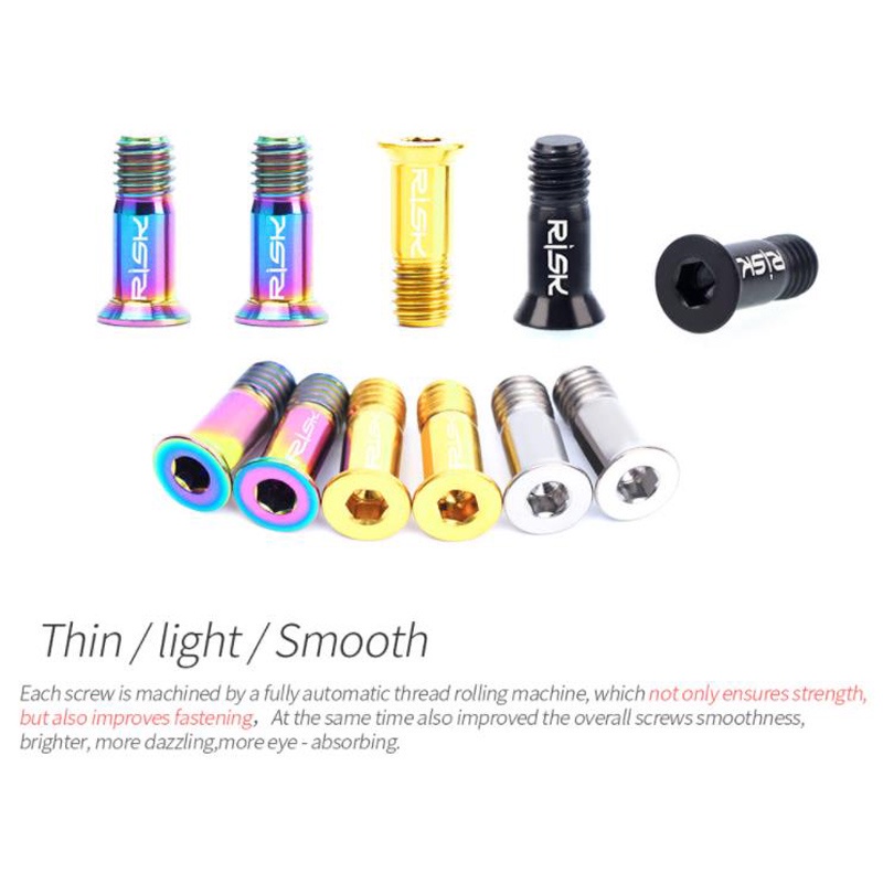 Bu Lông Rissk M5x14.2 Mm Chuyên Dụng Cho Xe Đạp