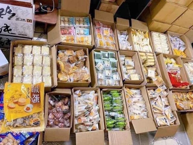 Bánh Đài Loan mix vị thùng 1kg