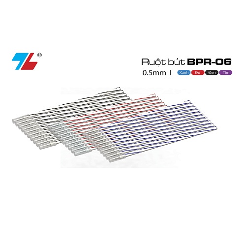 Combo 10 Ruột bút bi BPR-06 -  thay cho bút TL-027