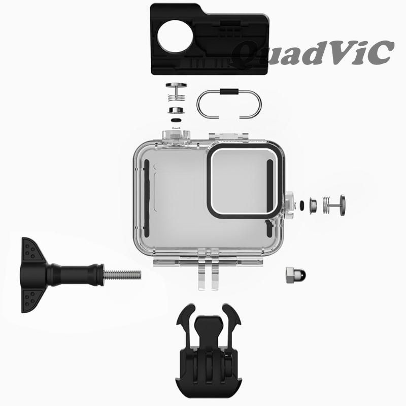 Case vỏ chống nước 60M gopro hero 8 black 2019 camera thể thao phụ kiện N199 | BigBuy360 - bigbuy360.vn