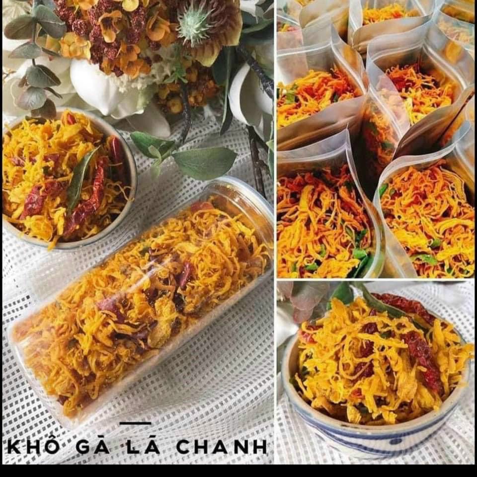 Khô Gà Lá Chanh Loại 1 Hủ 300g Thơm Ngon