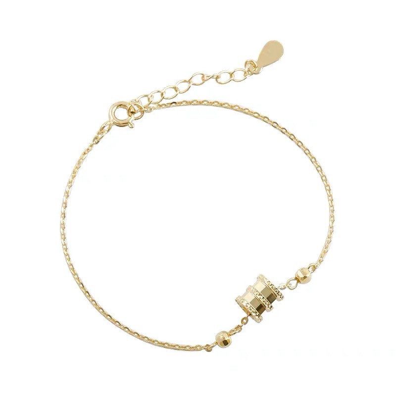 Vòng tay charms bi mạ vàng Fragile Bracelet