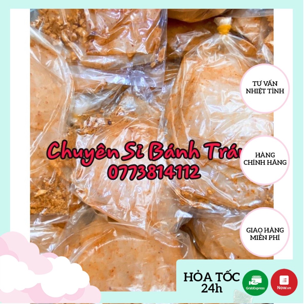 Bánh tráng muối nhuyễn siêu cay