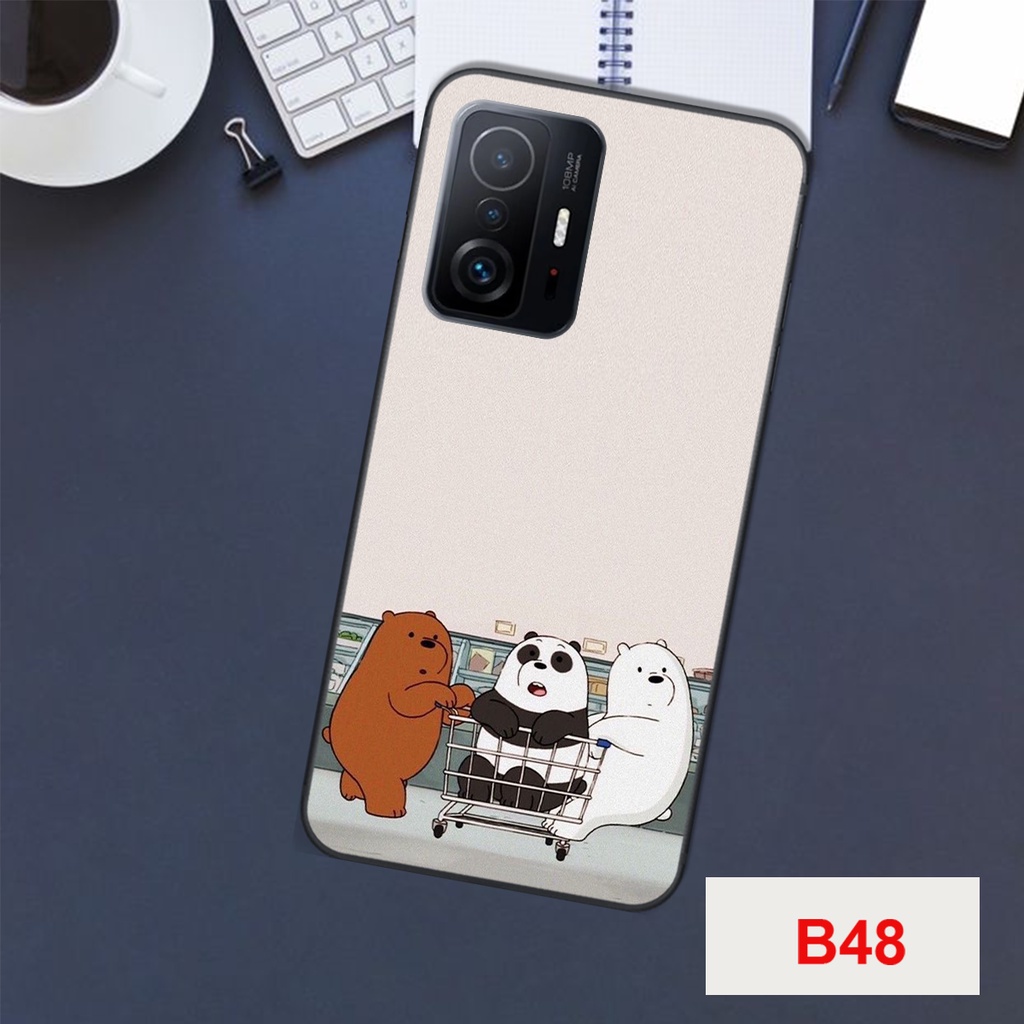 Ốp lưng Xiaomi 11 5G- Xiaomi 11 Lite 5g- Xiaomi 11T 5G - Xiaomi 11T Pro 5G ( Mi 11T 5G - Mi 11T Pro 5G) in gấu cute