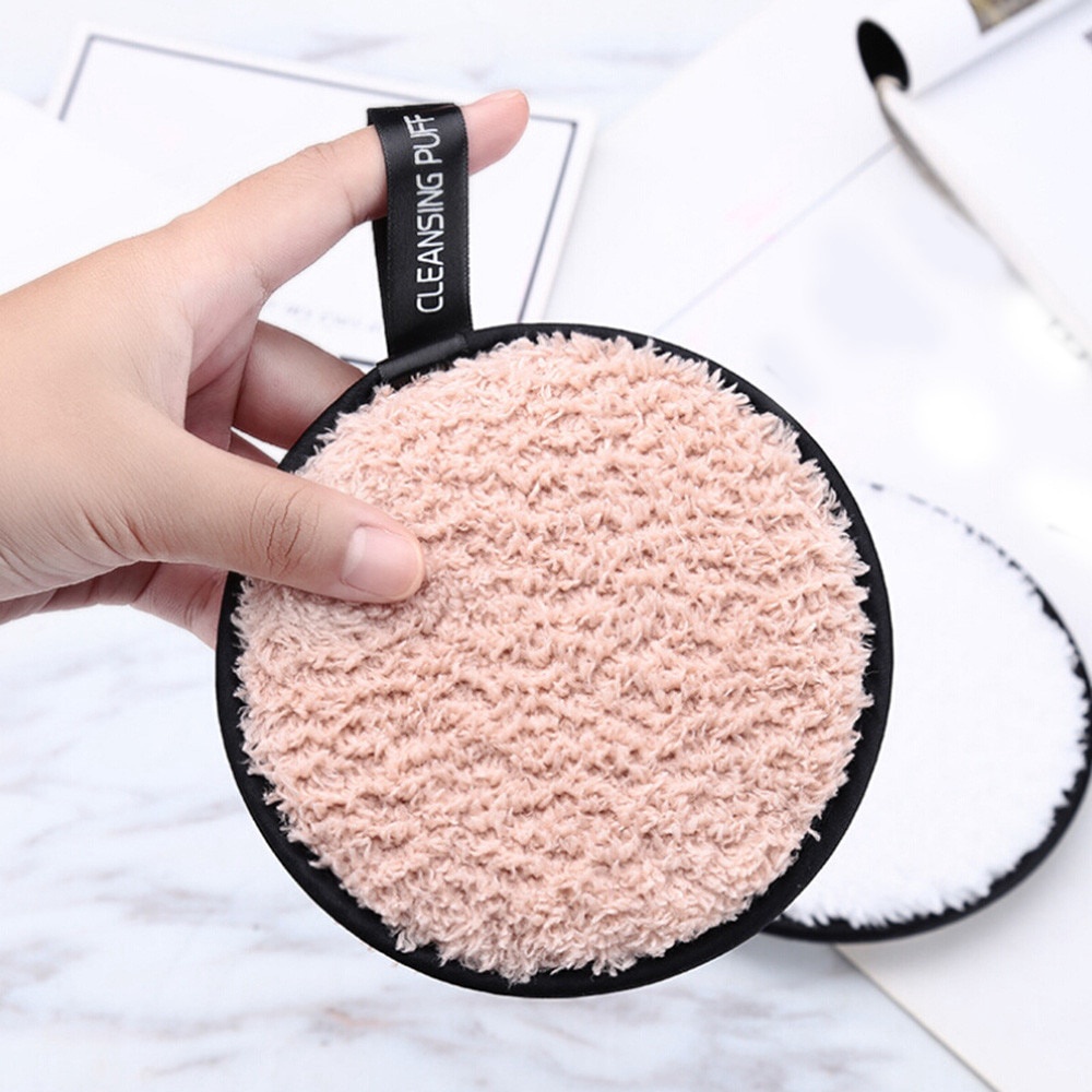 Mút Tẩy Trang / Tẩy Trang Bằng Vải Microfiber Hình Tròn / Mềm Mại Cho Nữ