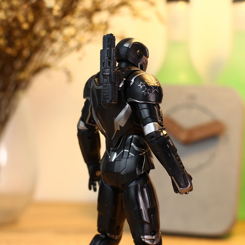 Mô hình War machine Iron man đen Avengers cao 17cm