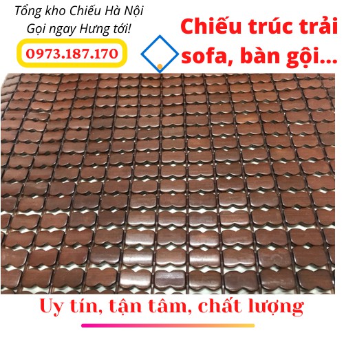 Chiếu trúc trải sofa, chiếu trúc hạt trải spa, bàn gội loại cắt mét